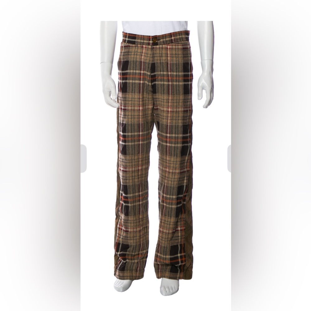 Vivienne Westwood MAN Lined Plaid Trousers EU 52 (34 x 33)